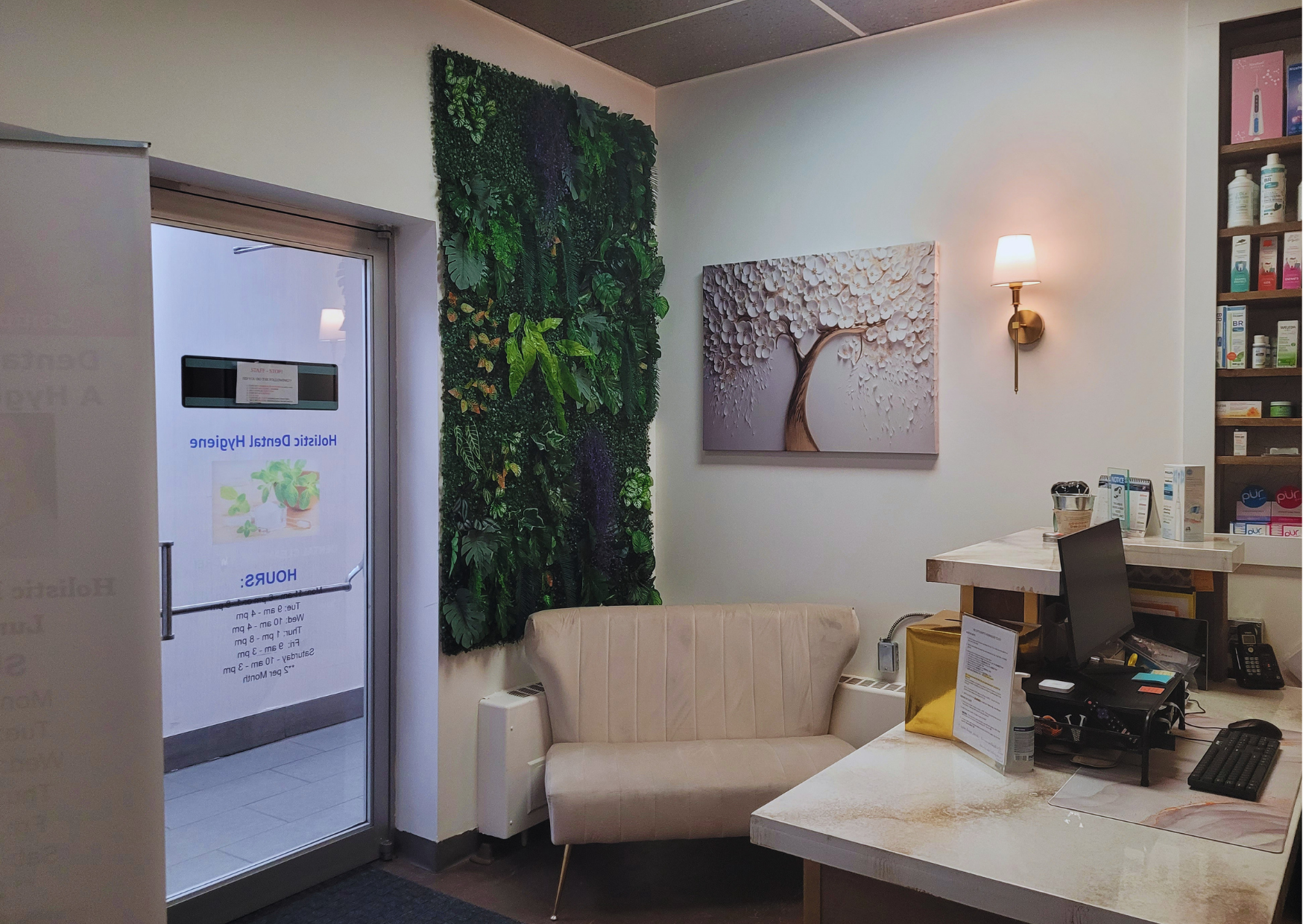 Reception area